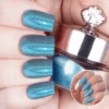 Glacier Blue - Holographic Nail Powder(Glacier Blue) 2 Glacier Blue - Holographic Nail Powder(Glacier Blue) -Sistaco Mineral Nails Store 32