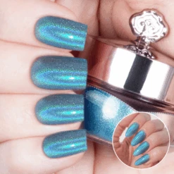 Glacier Blue - Holographic Nail Powder(Glacier Blue)