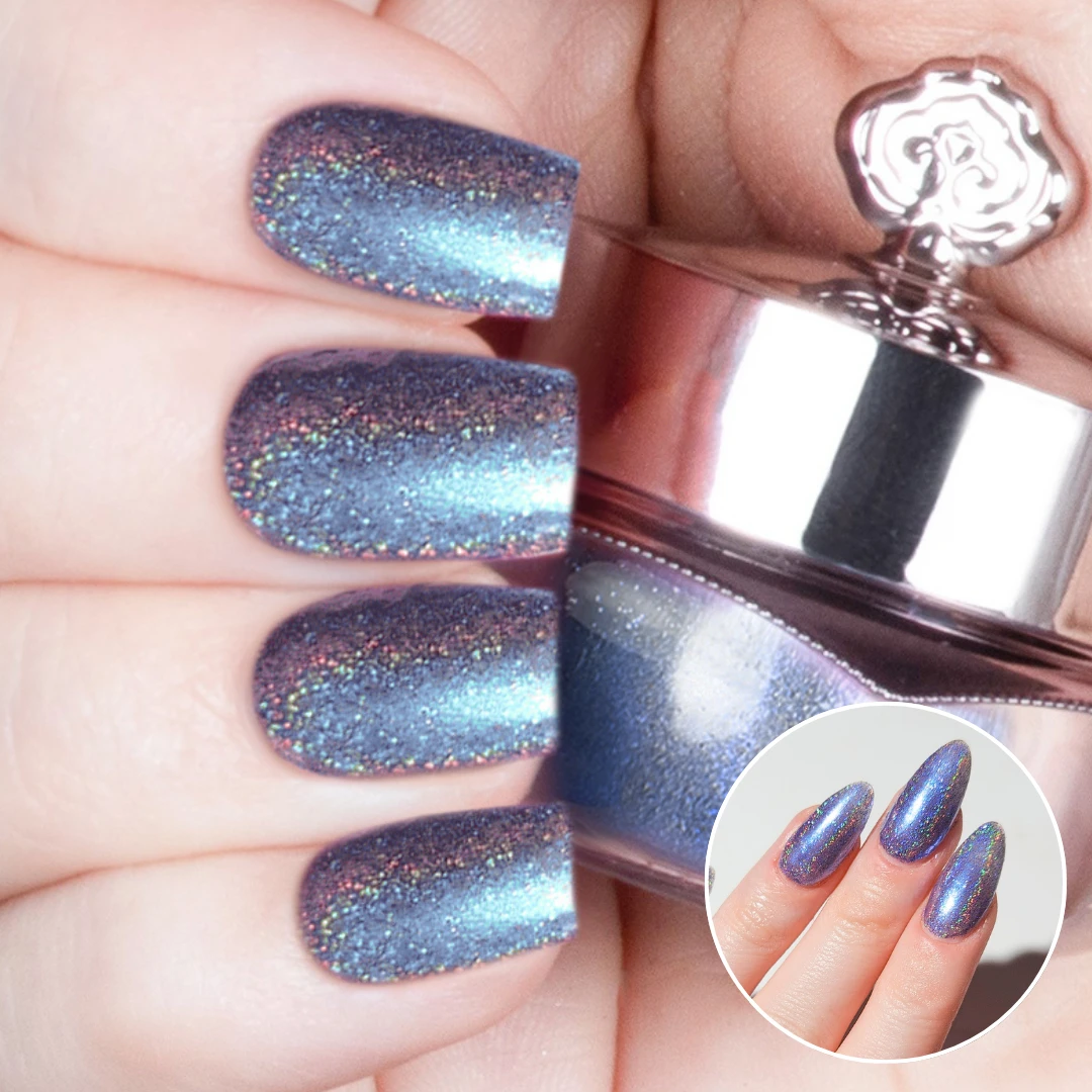 Deep Sea - Holographic Nail Powder(Deep Sea Holographic) 3 Deep Sea - Holographic Nail Powder(Deep Sea Holographic)