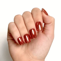 Auburn - Holographic Nail Powder(Auburn Holographic) 15 Auburn - Holographic Nail Powder(Auburn Holographic) -Sistaco Mineral Nails Store AUBURN