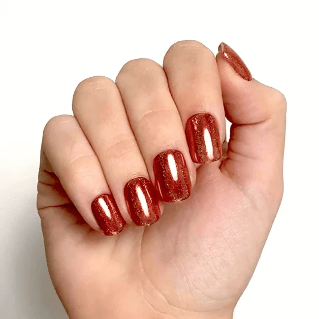 Auburn - Holographic Nail Powder(Auburn Holographic) 6 Auburn - Holographic Nail Powder(Auburn Holographic) - Image 4