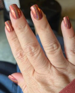 Auburn - Holographic Nail Powder(Auburn Holographic) 18 Auburn - Holographic Nail Powder(Auburn Holographic) -Sistaco Mineral Nails Store Auburn