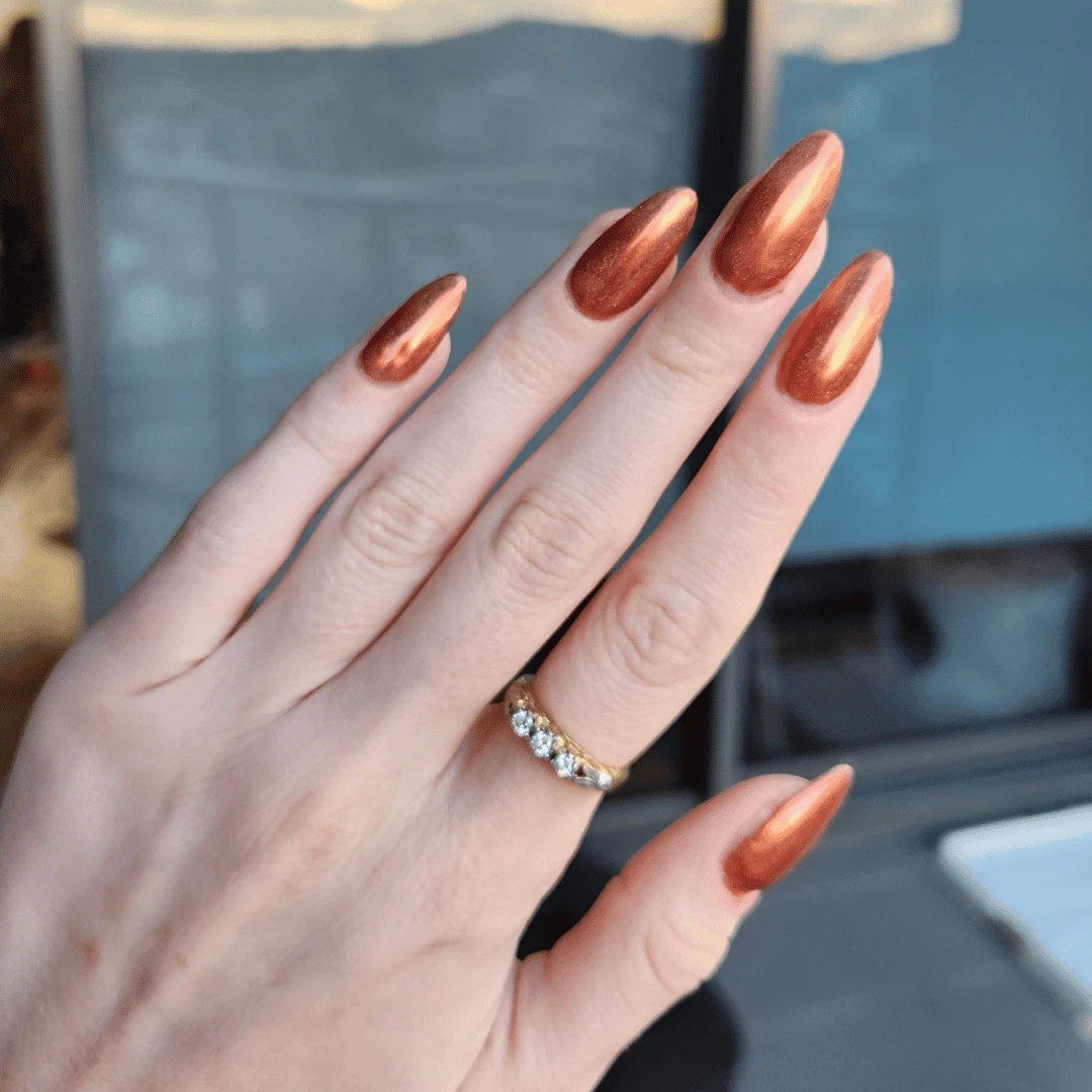 Auburn - Holographic Nail Powder(Auburn Holographic) 5 Auburn - Holographic Nail Powder(Auburn Holographic) - Image 3