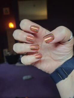 Auburn - Holographic Nail Powder(Auburn Holographic) 19 Auburn - Holographic Nail Powder(Auburn Holographic) -Sistaco Mineral Nails Store Auburn3