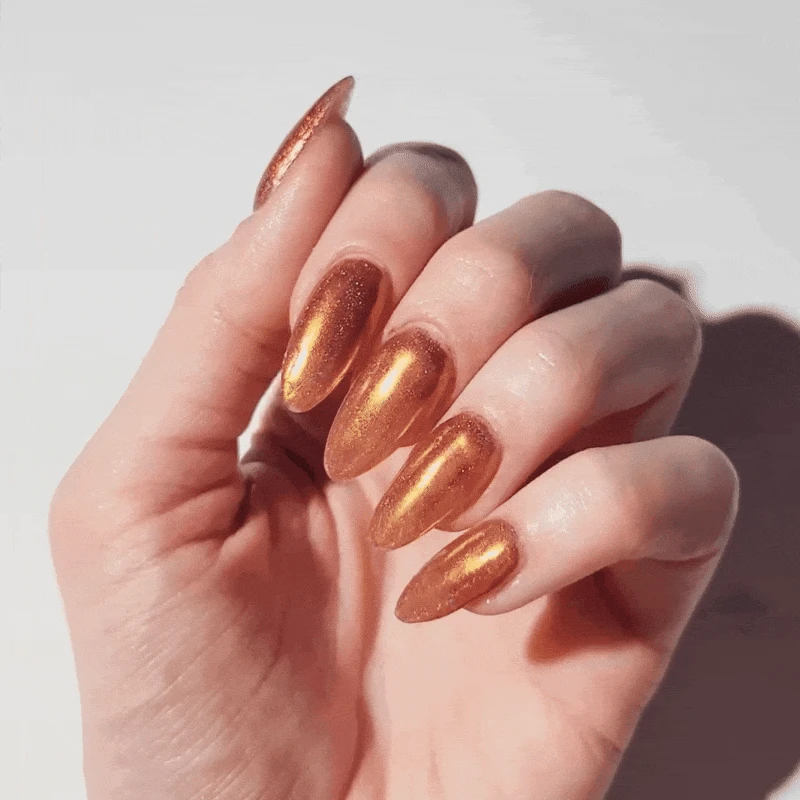 Auburn - Holographic Nail Powder(Auburn Holographic) 4 Auburn - Holographic Nail Powder(Auburn Holographic) - Image 2