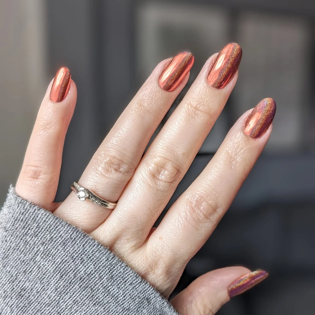 Auburn - Holographic Nail Powder(Auburn Holographic) 11 Auburn - Holographic Nail Powder(Auburn Holographic) - Image 9