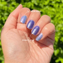 Bluebells - Classic Nail Powder(Free Exclusive Color 3) -Sistaco Mineral Nails Store Blue Bells Starlit Blue