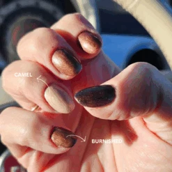 Burnished - Classic Nail Powder(Free Exclusive Color 7) 13 Burnished - Classic Nail Powder(Free Exclusive Color 7) -Sistaco Mineral Nails Store Burnished Camel Syrup