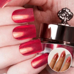 Candy Red - Metallic Nail Powder(Candy Red Metallic)
