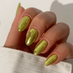 Citrus Lime - Metallic Nail Powder(Citrus Lime Metallic 1) 8 Citrus Lime - Metallic Nail Powder(Citrus Lime Metallic 1) -Sistaco Mineral Nails Store CitrusLime