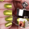 Citrus Lime - Metallic Nail Powder(Citrus Lime Metallic 1) -Sistaco Mineral Nails Store Citrus Lime