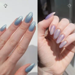 Cornflower - Classic Color Changing Nail Powder(Cornflower) 9 Cornflower - Classic Color Changing Nail Powder(Cornflower) -Sistaco Mineral Nails Store ColourChangingShade BeforeandAfter Creator IMGs CORNFLOWER