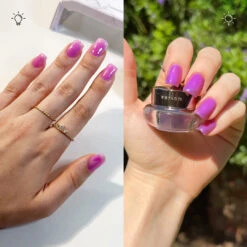 Flowering - Classic Color Changing Nail Powder(Flowering) -Sistaco Mineral Nails Store ColourChangingShade BeforeandAfter Creator IMGs FLOWERING