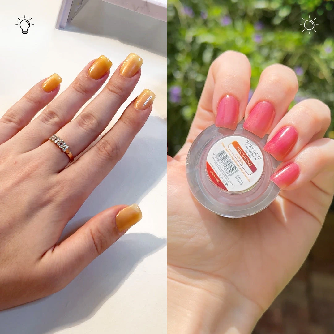 Nectarine - Classic Color Changing Nail Powder(Nectarine) 5 Nectarine - Classic Color Changing Nail Powder(Nectarine) - Image 3