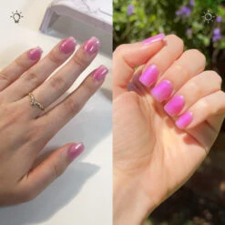 Sugarplum - Classic Color Changing Nail Powder(Sugarplum) 9 Sugarplum - Classic Color Changing Nail Powder(Sugarplum) -Sistaco Mineral Nails Store ColourChangingShade BeforeandAfter Creator IMGs SUGARPLUM