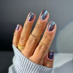 Cosmic Blue - Classic Nail Powder(Cosmic Blue) 8 Cosmic Blue - Classic Nail Powder(Cosmic Blue) -Sistaco Mineral Nails Store CosmicBlue 2