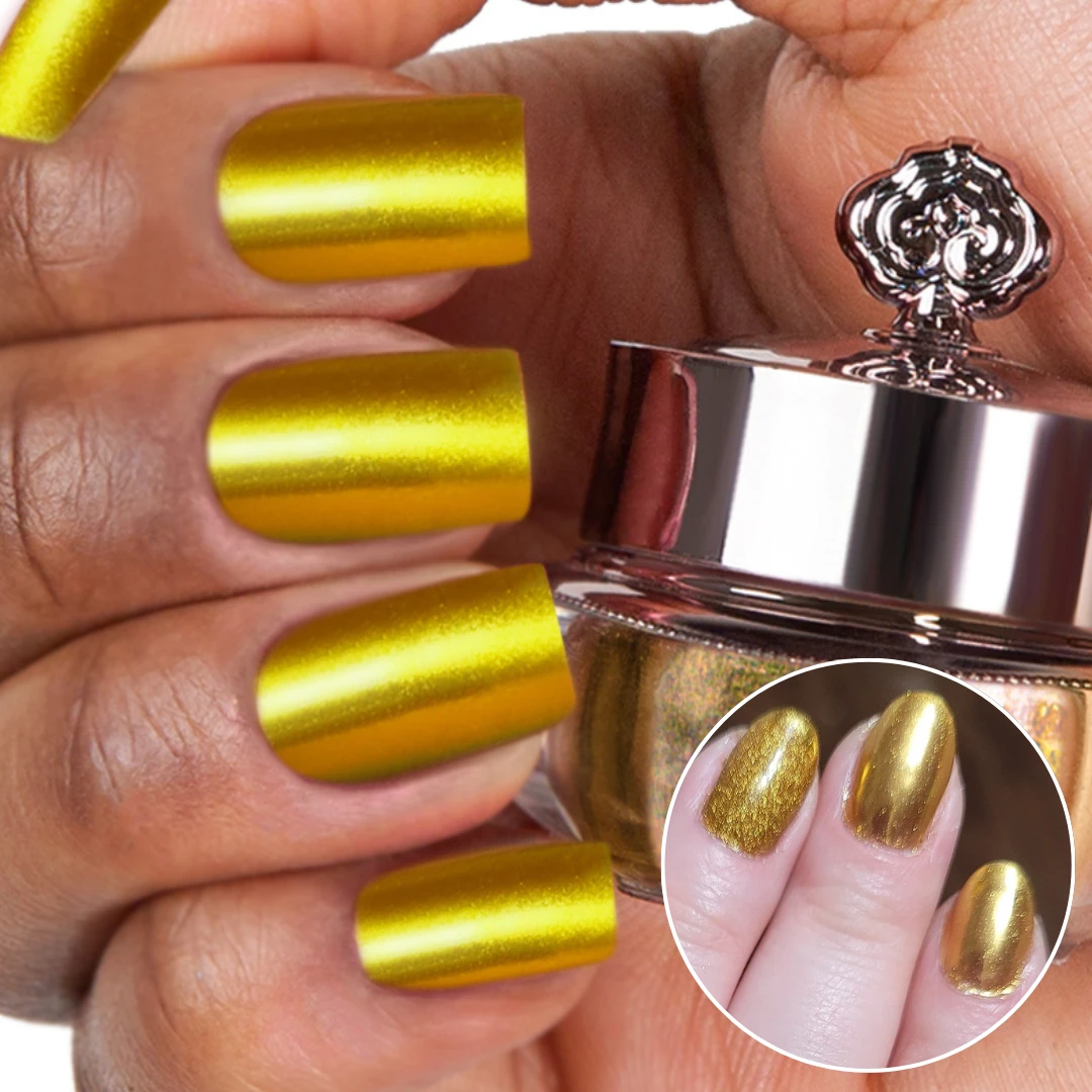 Fire Glow - Metallic Nail Powder(Fire Glow) 3 Fire Glow - Metallic Nail Powder(Fire Glow)