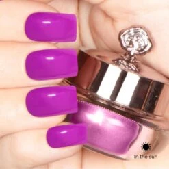 Flowering - Classic Color Changing Nail Powder(Flowering) -Sistaco Mineral Nails Store Flowering After
