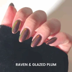 Glazed Plum - Metallic Nail Powder(Glazed Plum Metallic) 12 Glazed Plum - Metallic Nail Powder(Glazed Plum Metallic) -Sistaco Mineral Nails Store GLAZEDPLUM 1