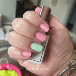 Green Tea - Matte Nail Powder(Green Tea) -Sistaco Mineral Nails Store GT guava 3dc93815 3ce8 4656 8d45 659c7f18697e