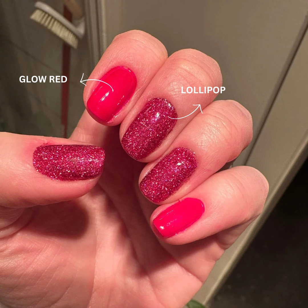 Glow Red - Classic Neon Nail Powder(Free Exclusive Color 8) 7 Glow Red - Classic Neon Nail Powder(Free Exclusive Color 8) - Image 5