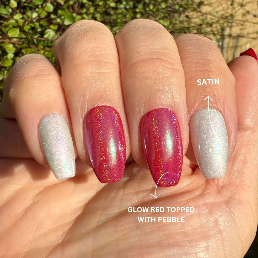 Glow Red - Classic Neon Nail Powder(Free Exclusive Color 8) 5 Glow Red - Classic Neon Nail Powder(Free Exclusive Color 8) - Image 3