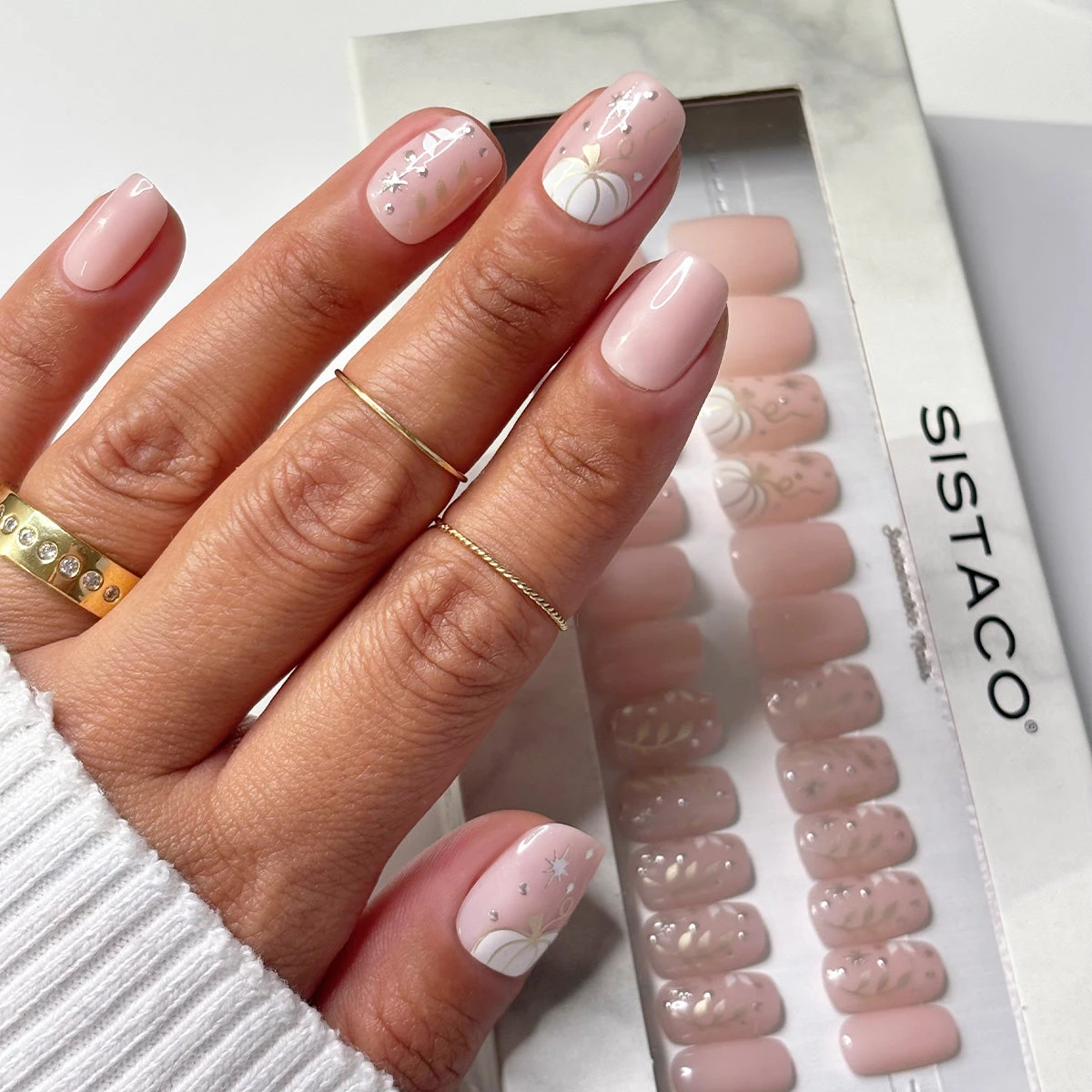 Gourd Glam - Squoval Sustainable Nails(Gourd Glam Squoval Sustainable Nails) 5 Gourd Glam - Squoval Sustainable Nails(Gourd Glam Squoval Sustainable Nails) - Image 3