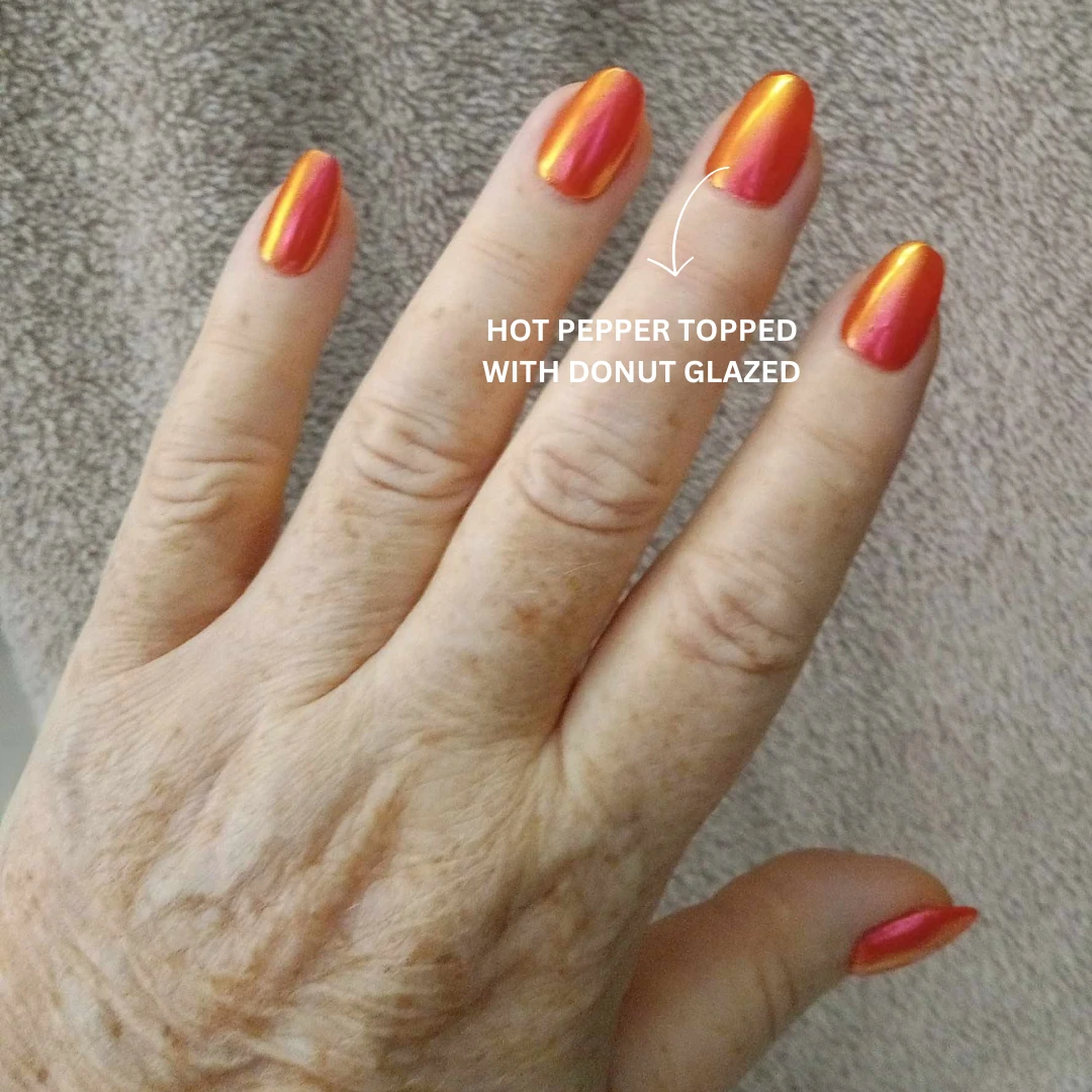 Hot Pepper - Classic Neon Nail Powder(Free Exclusive Color 17) 4 Hot Pepper - Classic Neon Nail Powder(Free Exclusive Color 17) - Image 2