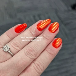 Hot Pepper - Classic Neon Nail Powder(Free Exclusive Color 17) 7 Hot Pepper - Classic Neon Nail Powder(Free Exclusive Color 17) -Sistaco Mineral Nails Store Hot Pepper Gilt