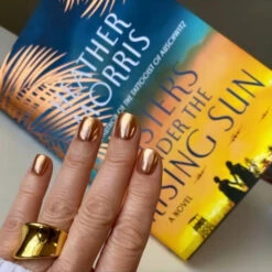 Peanut - Metallic Nail Powder(Peanut) 12 Peanut - Metallic Nail Powder(Peanut) -Sistaco Mineral Nails Store IMG 2260