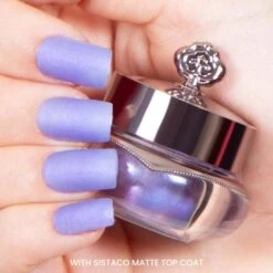 Matte Top Coat(Matte Top Coat Bottle) -Sistaco Mineral Nails Store Iris matte