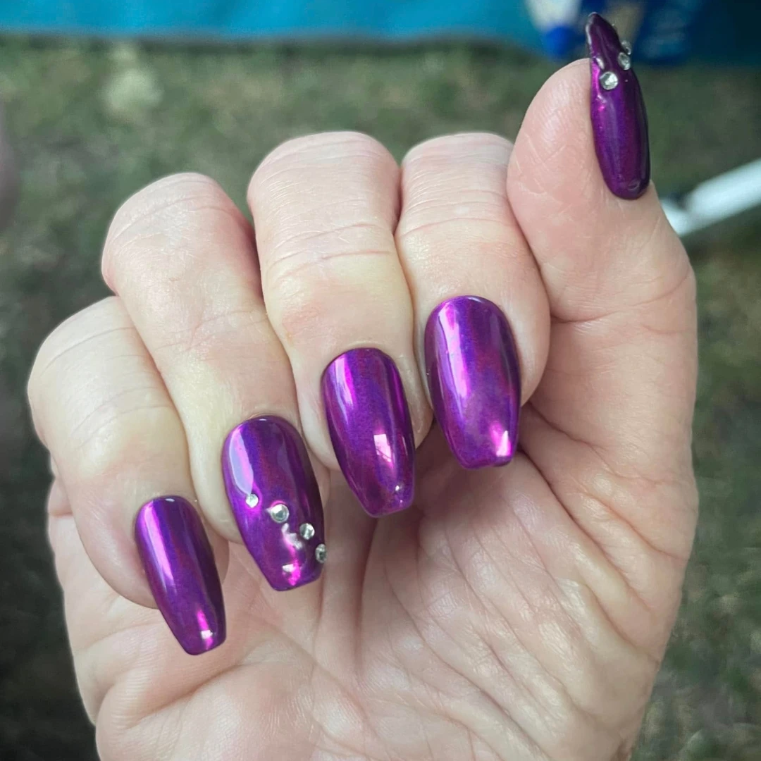 Jacaranda - Holographic Nail Powder(Free Exclusive Color 18) 6 Jacaranda - Holographic Nail Powder(Free Exclusive Color 18) - Image 4