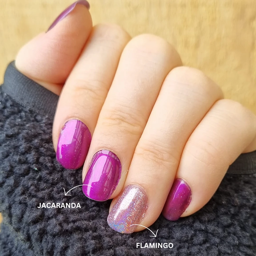 Jacaranda - Holographic Nail Powder(Free Exclusive Color 18) 4 Jacaranda - Holographic Nail Powder(Free Exclusive Color 18) - Image 2