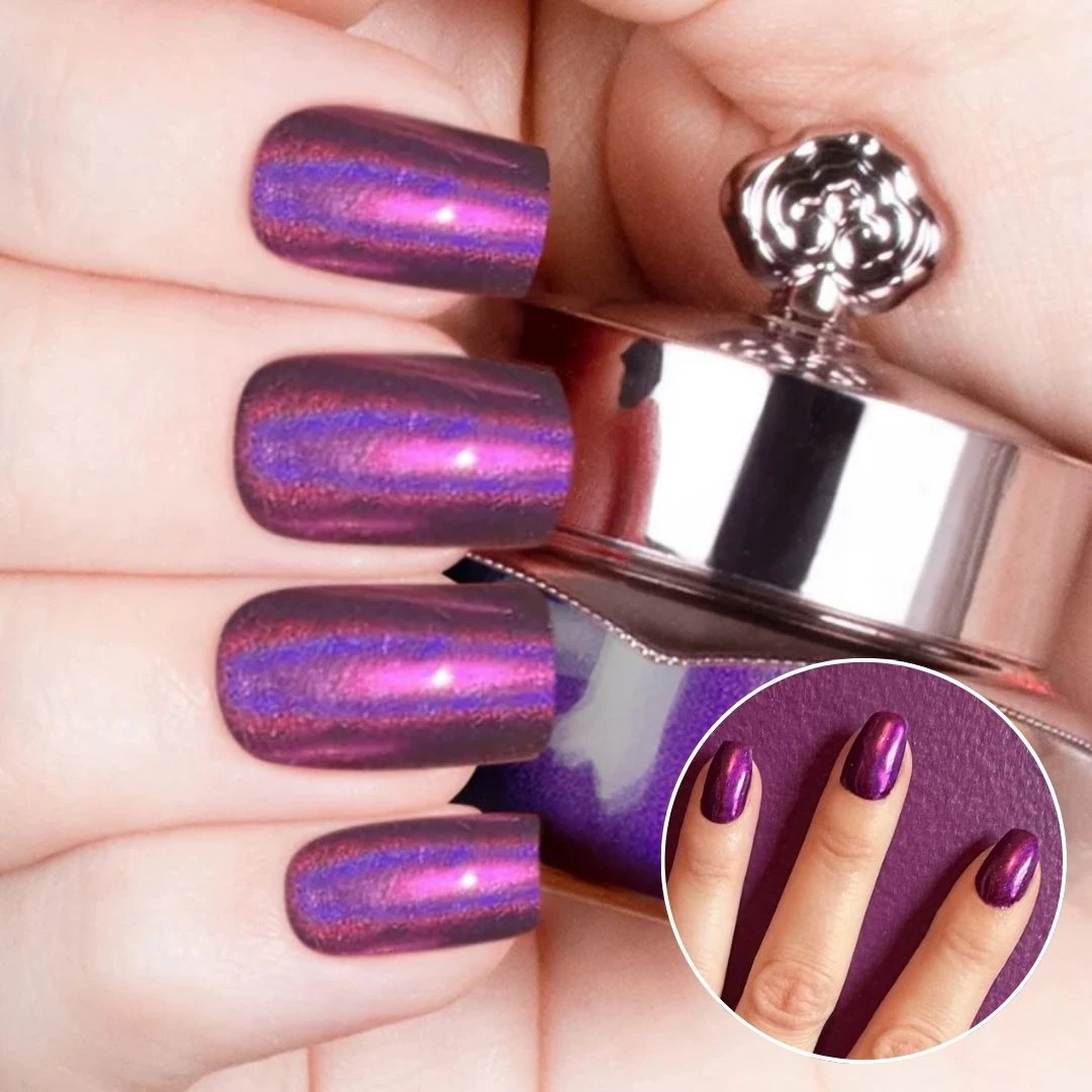 Jacaranda - Holographic Nail Powder(Free Exclusive Color 18) 3 Jacaranda - Holographic Nail Powder(Free Exclusive Color 18)