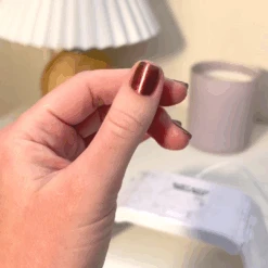 Maroon - Shade Shift Metallic Nail Powder(Maroon Metallic) -Sistaco Mineral Nails Store Maroon Metallic