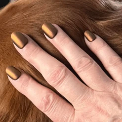 Maroon - Shade Shift Metallic Nail Powder(Maroon Metallic) -Sistaco Mineral Nails Store Maroon Metallic 1