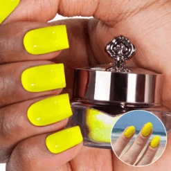 Lemon - Matte Neon Nail Powder(Lemon)
