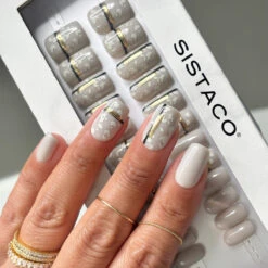 Noir Baroque - Square Sustainable Nails(Noir Baroque Square Sustainable Nails) 12 Noir Baroque - Square Sustainable Nails(Noir Baroque Square Sustainable Nails) -Sistaco Mineral Nails Store Noir Baroque Square 2