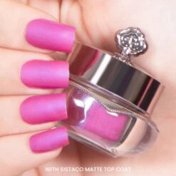 Razzleberry - Classic Nail Powder(Razzleberry) -Sistaco Mineral Nails Store Razzleberry Matte