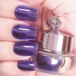 Royal Purple - Metallic Nail Powder(Royal Purple) 7 Royal Purple - Metallic Nail Powder(Royal Purple) -Sistaco Mineral Nails Store RpyalPurple Edited