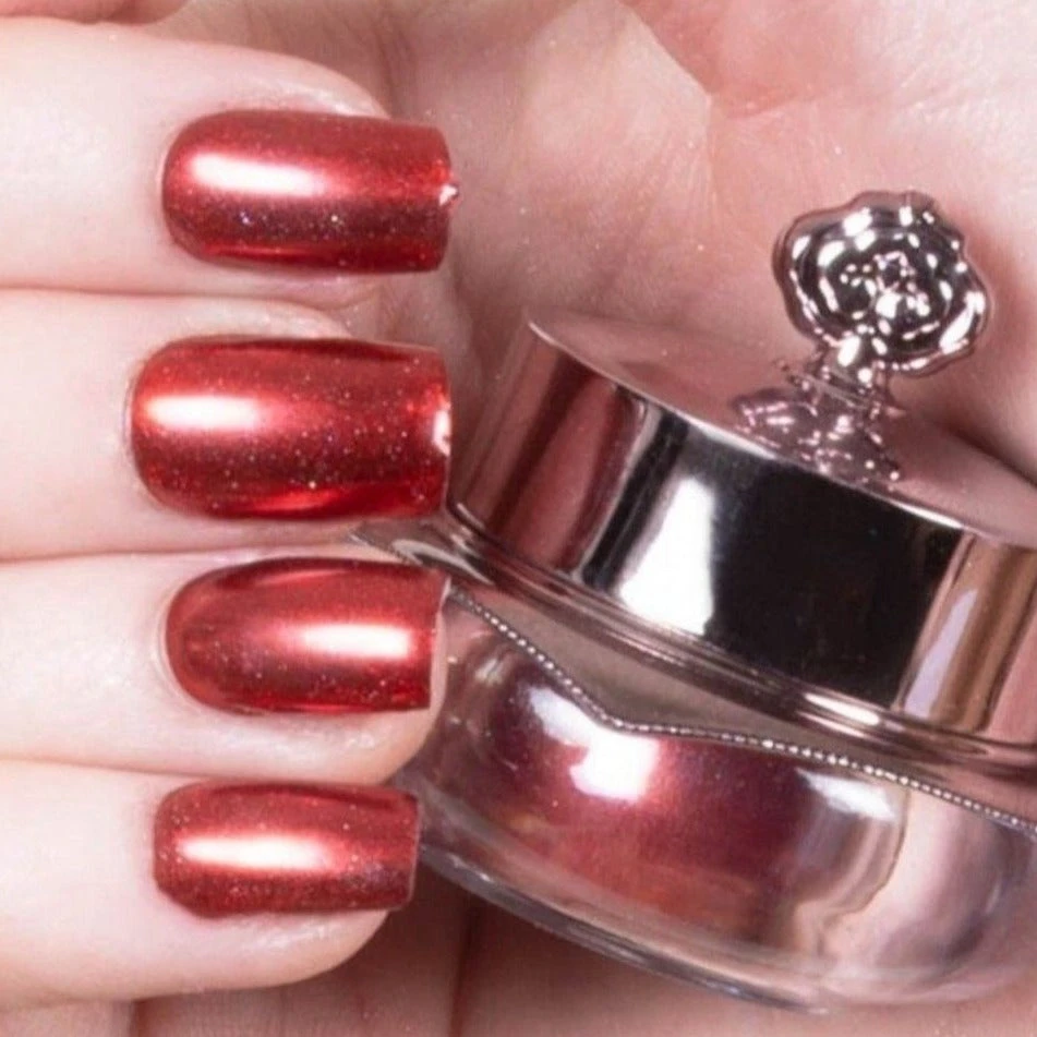 Ruby - Metallic Nail Powder(Ruby 1) 6 Ruby - Metallic Nail Powder(Ruby 1) - Image 4
