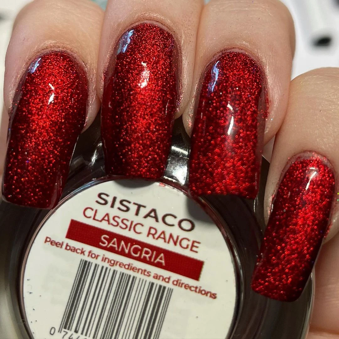 Sangria - Classic Nail Powder(Sangria Gloss) 5 Sangria - Classic Nail Powder(Sangria Gloss) - Image 3