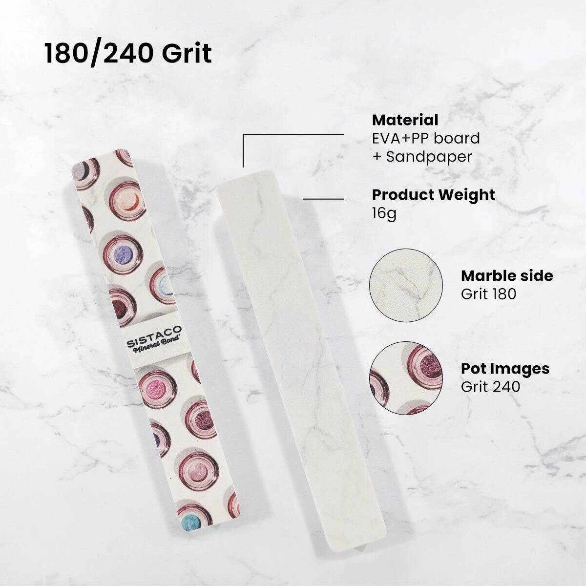 Designer File (180/240 Grit)(Sistaco Designer File 180 240 Grit) 4 Designer File (180/240 Grit)(Sistaco Designer File 180 240 Grit) - Image 2