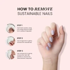 6 Piece Sustainable Nails Pack(6 Piece Sustainable Nails Pack) 17 6 Piece Sustainable Nails Pack(6 Piece Sustainable Nails Pack) -Sistaco Mineral Nails Store SMB 2025 Products Sustainable Nails 6 How to Remove 1 1