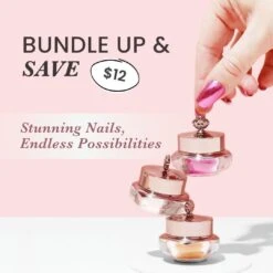 Powder Trio Pack + FREE APPLICATOR(Powder Trio Pack) -Sistaco Mineral Nails Store SMB 2025 Products Trio 6 Packs 2 Bundle Up Copy