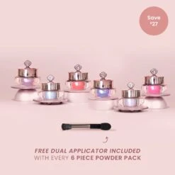 6 Piece Powder Pack + FREE APPLICATOR(6 Piece Powder Pack)