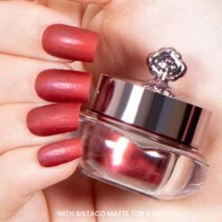 Matte Top Coat(Matte Top Coat Bottle) -Sistaco Mineral Nails Store Sangria Matte