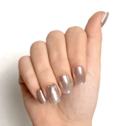 Silver Bubble - Metallic Nail Powder(Silver) -Sistaco Mineral Nails Store SilverBubble 2 min