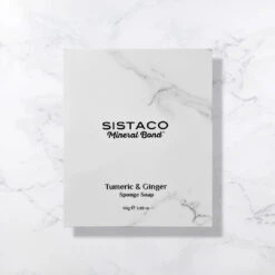 Turmeric & Ginger Sponge Soap - Large(Turmeric Ginger Sponge Soap) 9 Turmeric & Ginger Sponge Soap - Large(Turmeric Ginger Sponge Soap) -Sistaco Mineral Nails Store SoapSponge 1pc IMG 1