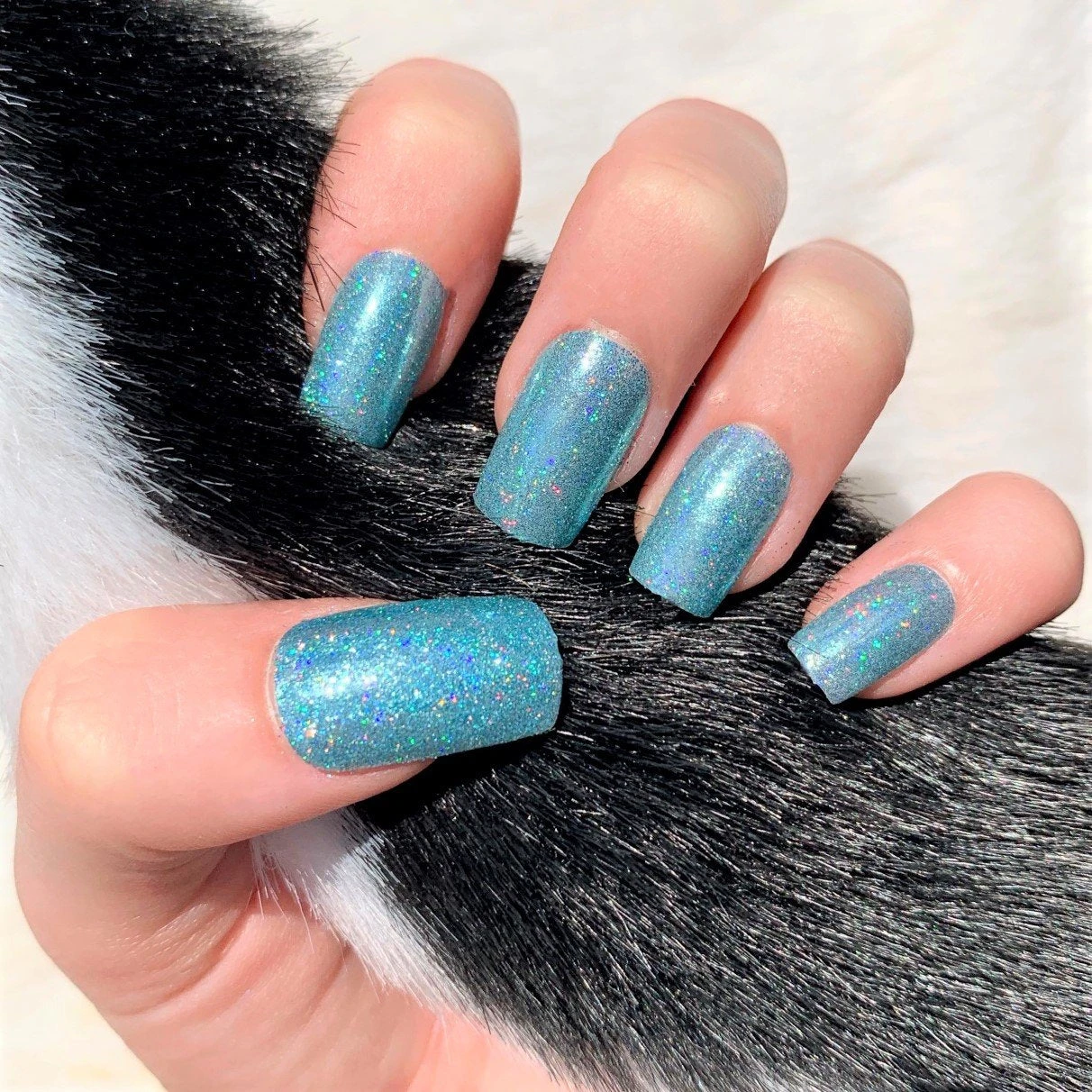 Turquoise - Holographic Nail Powder(Turquoise) 5 Turquoise - Holographic Nail Powder(Turquoise) - Image 3